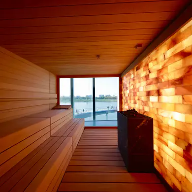 Sauna u okviru SPA centra u The St. Regis Belgrade.