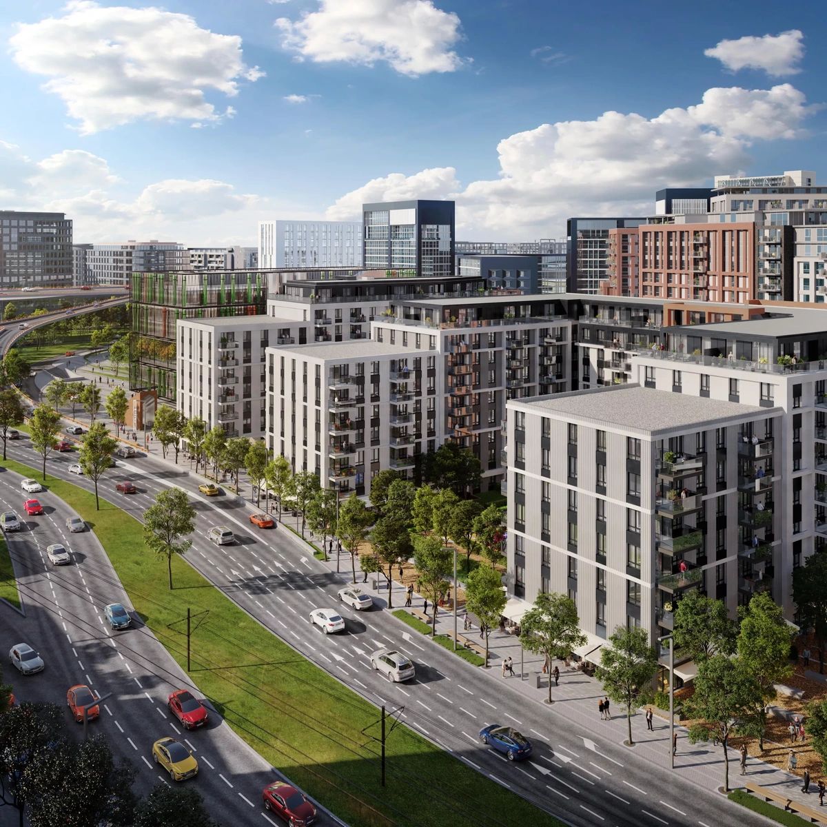 BV Sensa building in Belgrade Waterfront