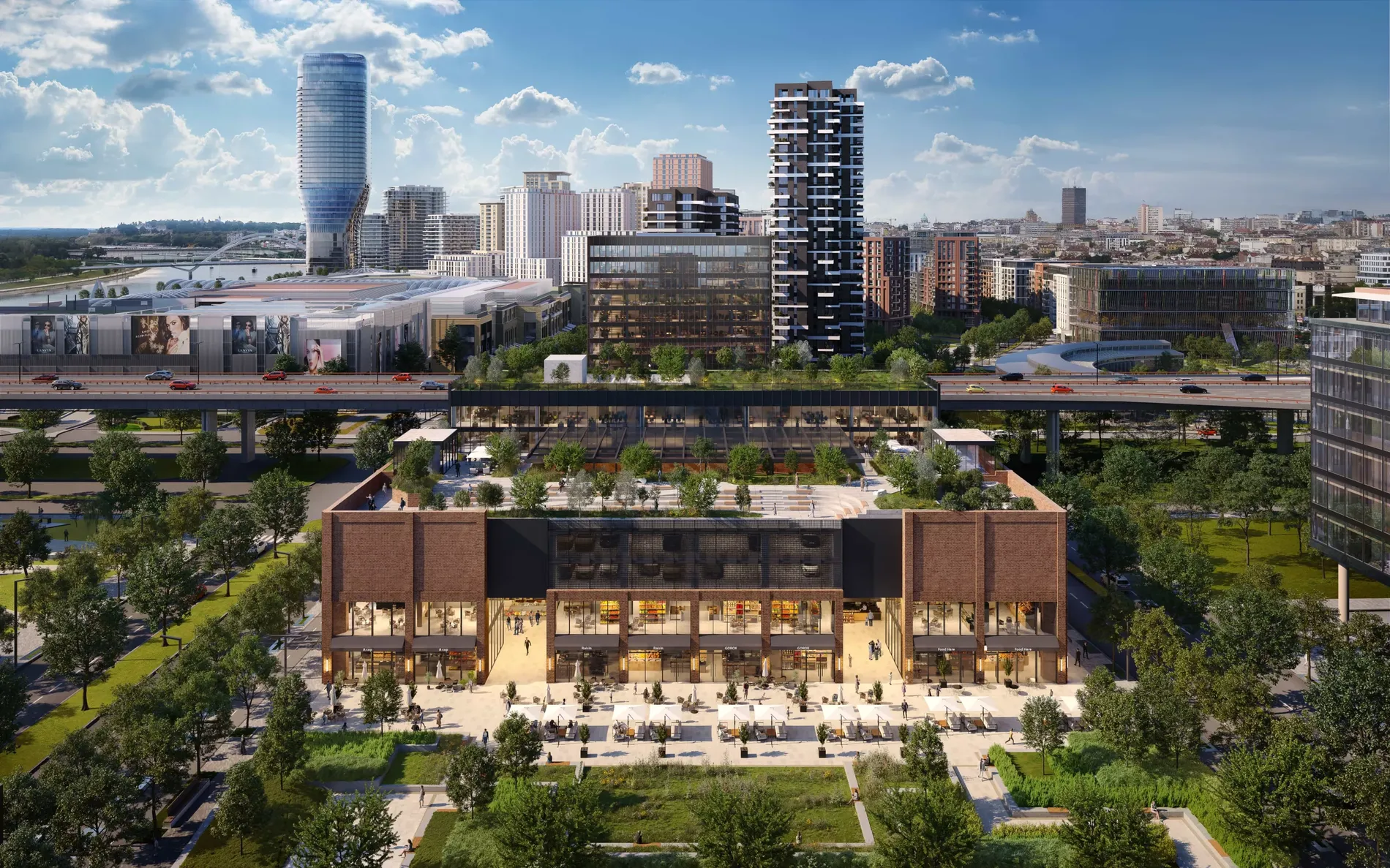 BW Pijaca New modern market in the Belgrade Waterfront