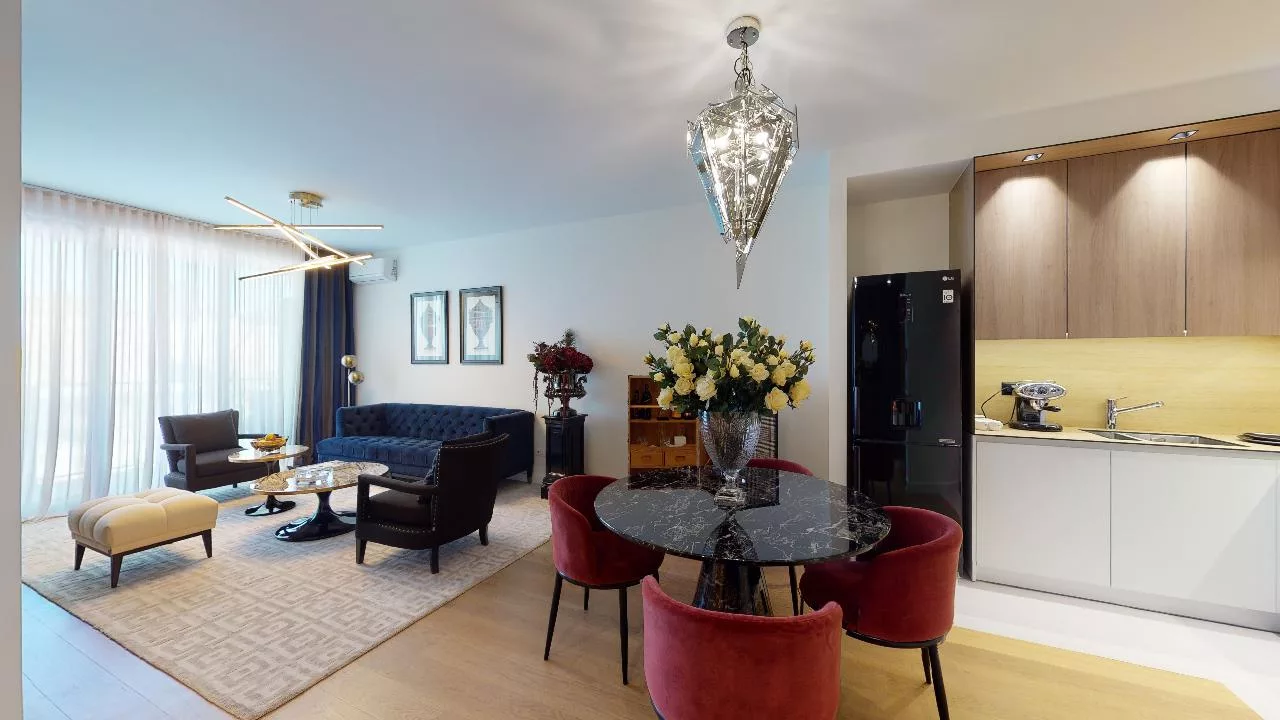 Enterijer apartmana u zgradi BW Magnolia lociranoj u Beogradu na vodi