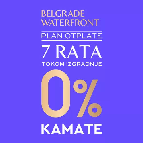 Plan otplate Beograd na vodi