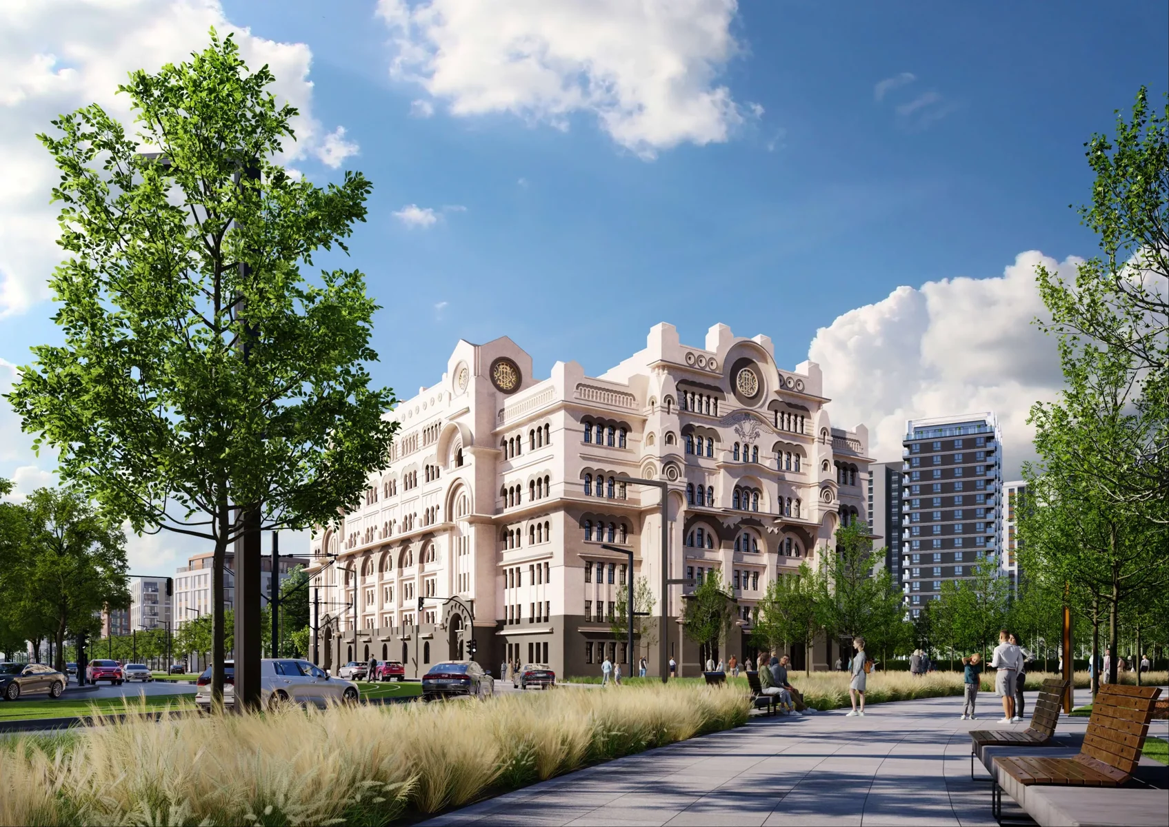 Old Post Office Rendering of how the new building will look on the site of the Old Post Office