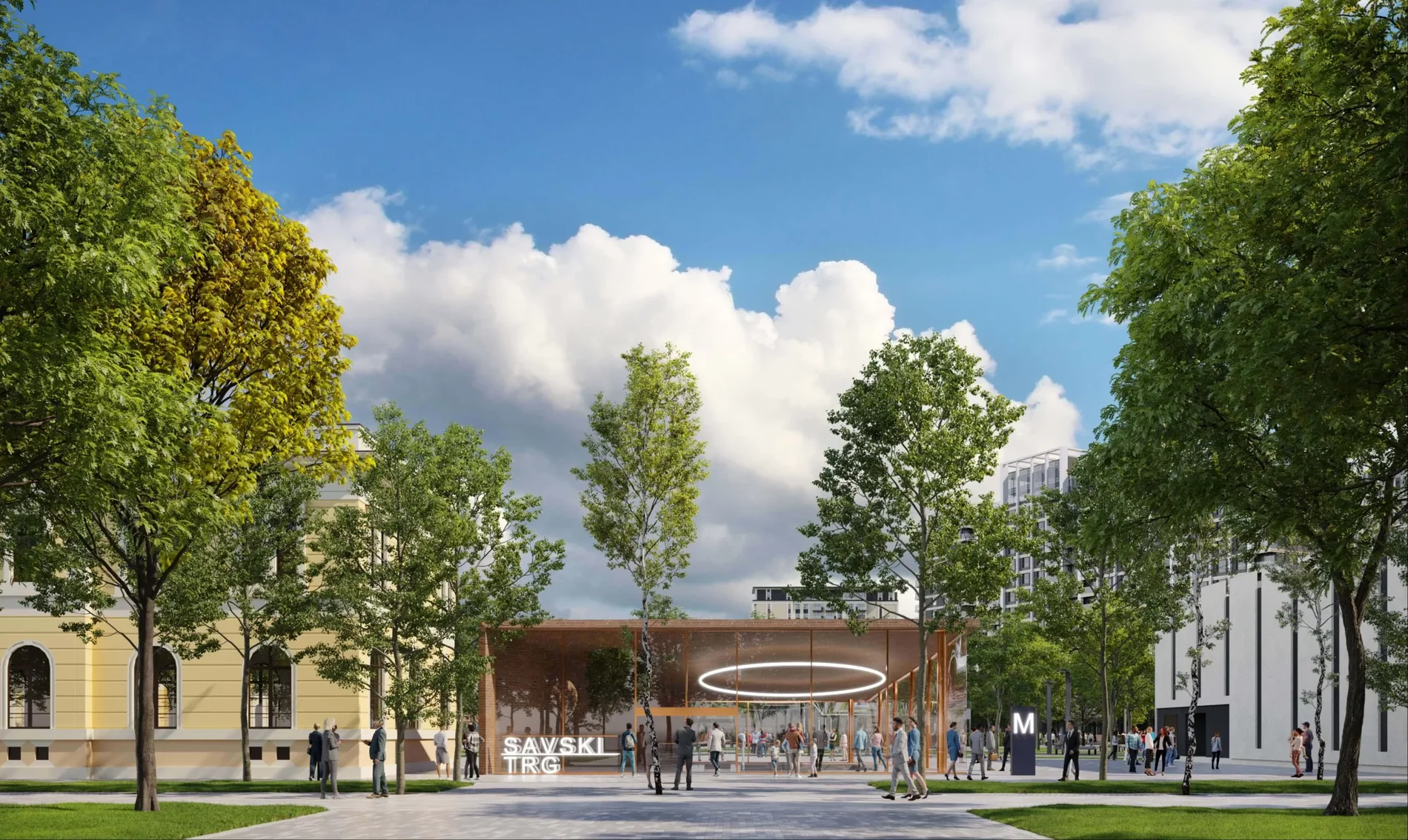 rekonstruisan-savski-trg-min Belgrade Sava square reconstrucion