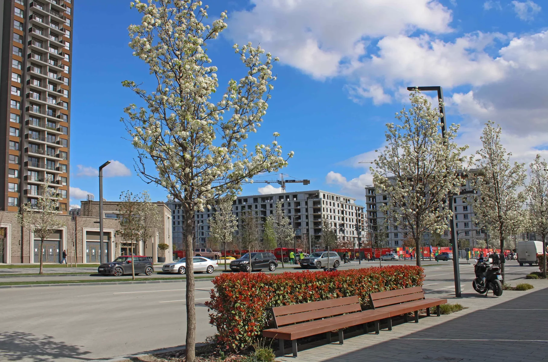 Nikolai Kravtsov Street in Belgrade Waterfront