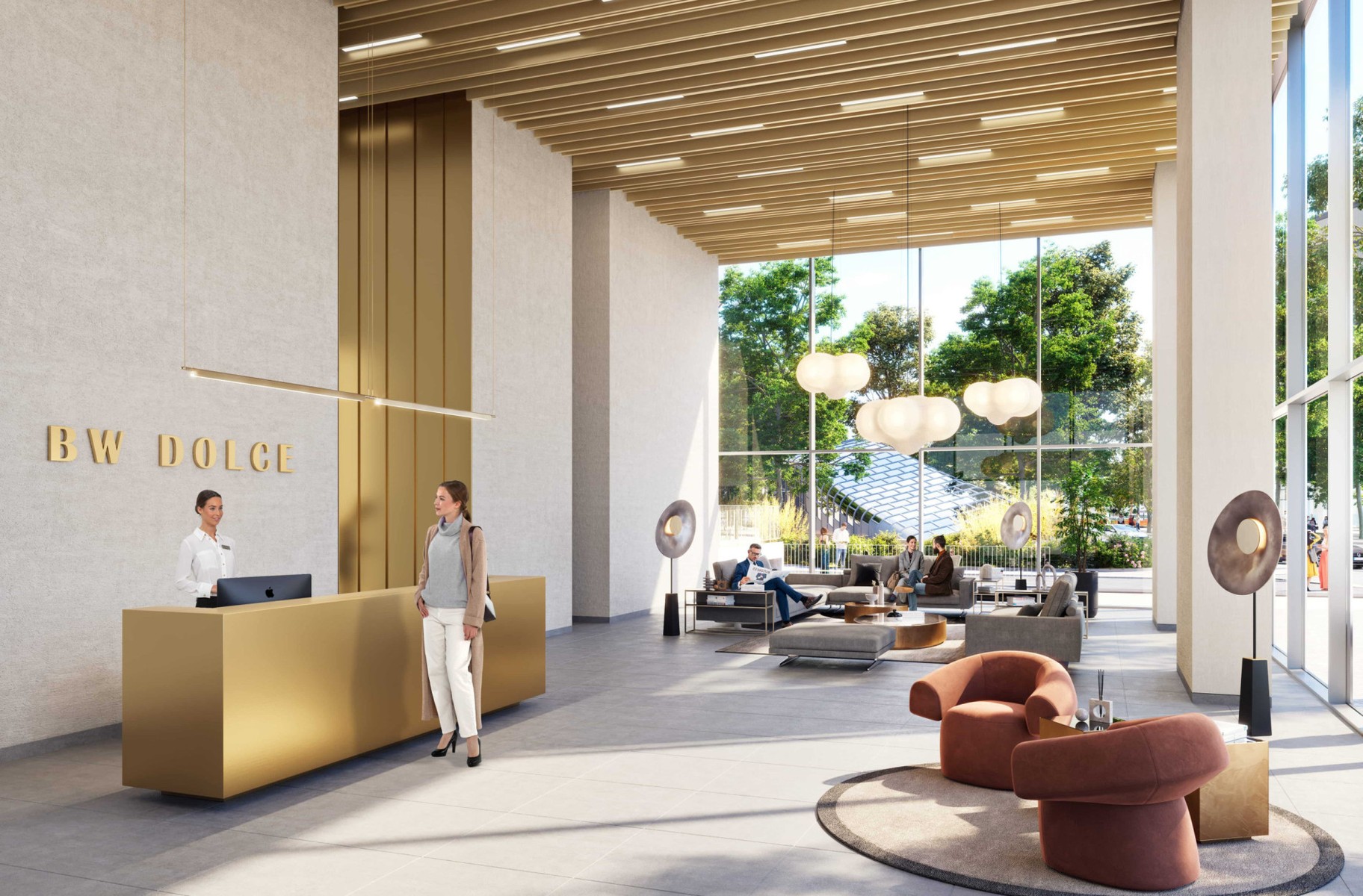 Projektna slika kako izgleda BW Dolce lobi