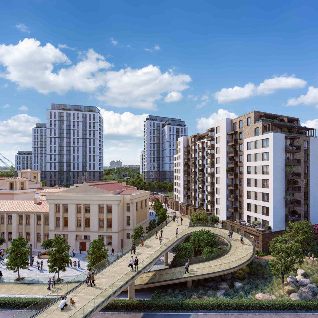 Museum and pedestrian bridge are located in the immediate vicinity of the BW Vizia building.