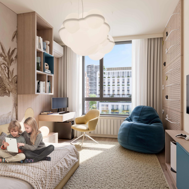 Children's room in the BW Vizia building