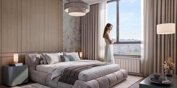 Bedroom in the BW Vizia building.