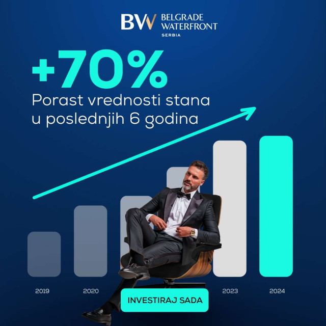 Rast vrednosti staniva 70�