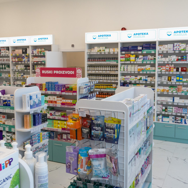 Apoteka Maelia_raspored enterijera Pronađi sve što ti je potrebno u Apoteci Maelia.