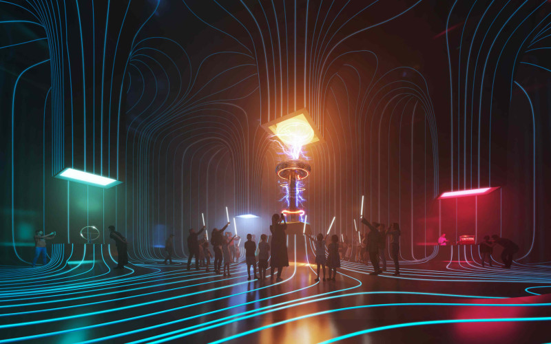 galerija-teslin-električni-transformator “Galerija Teslin električni transformator" sa kapacitetom od 12 miliona volti.