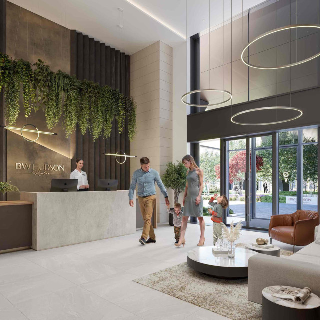 Lobby in BW Hudson building.