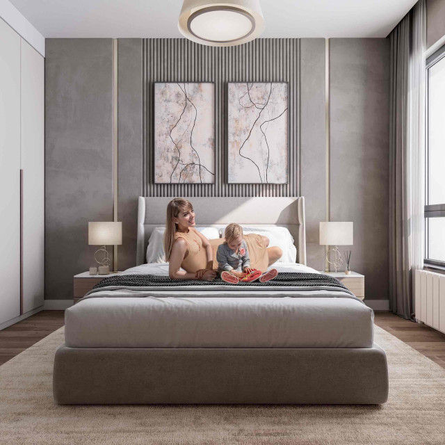 Bedroom in BW Hudson building.