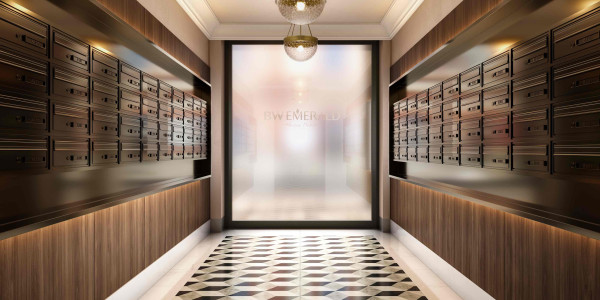 Prostorija za poštanske sandučiće u zgradi BW Emerald.