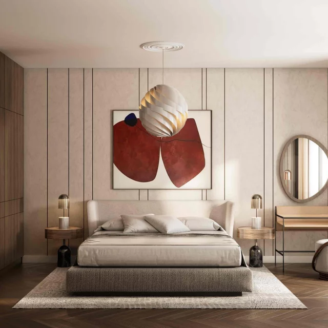 Bedroom in the BW Emerald building.