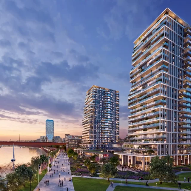 Zgrada BW Hudson koja se nalazi tik uz reku Savu.