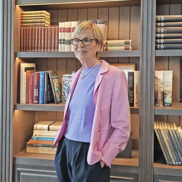 Ljiljana Kapor, Moma Kapor's wife.