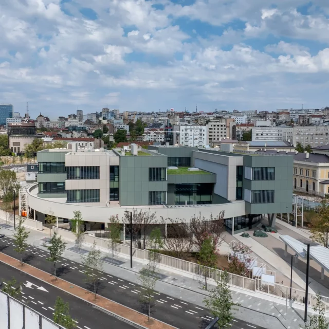 Progress of construction works on the primary school building within the Belgrade Waterfront educational campus.