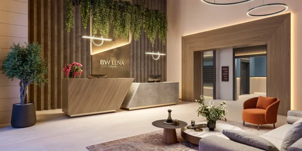 Uređen ulaz i recpcija zgrade BW Lena.