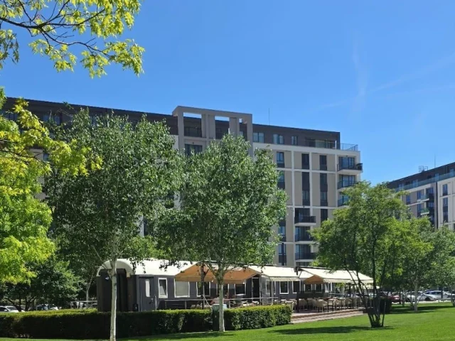 The layout of the restaurant of Italian cuisine, Pistachio, in Belgrade Waterfront
