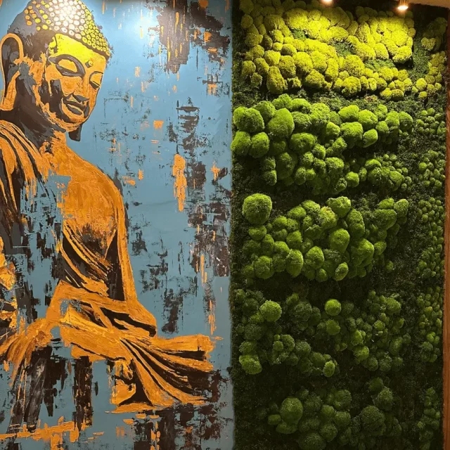 Enterijer u salonu za masažu Mai Thai Lux Massage Waterfront.