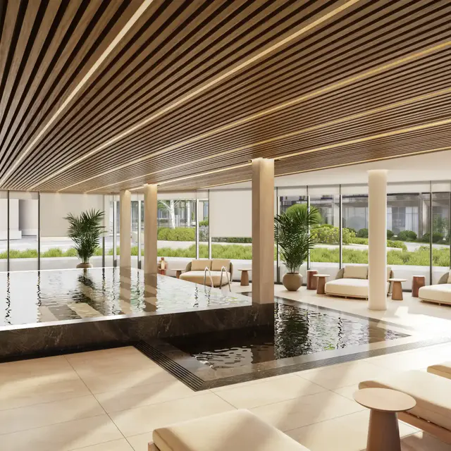 SPA centar sa bazenom za stanare zgrade BW Topaz, u susednoj zgradi BW Emerald.